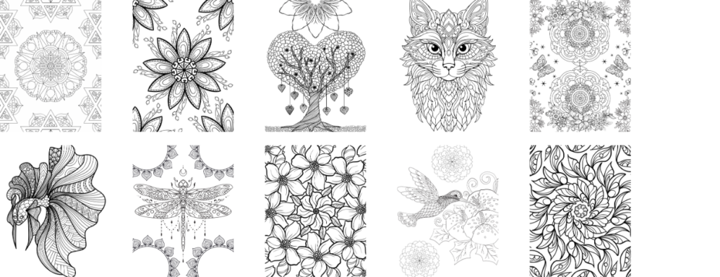 Madalas ausdrucken, kostenlose Mandalas 